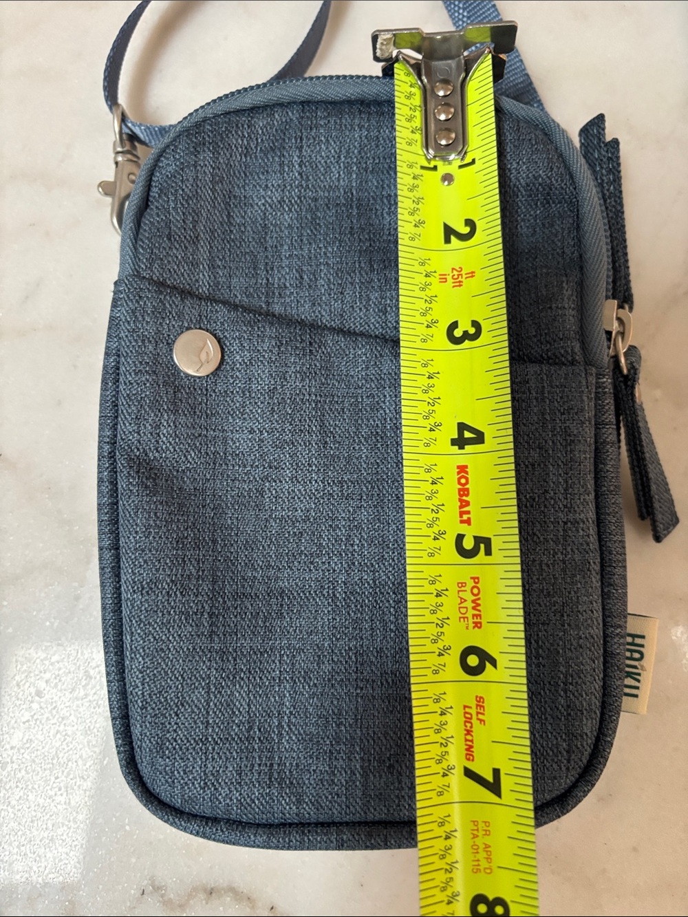 Haiku Blue Compact Crossbody Bag - Picture 3 of 7